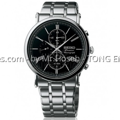 SEIKO PREMIER THIN CHRONOGRAPH SNAF75P1