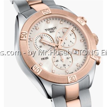 TISSOT PR 100 SPORT CHIC CHRONOGRAPH DIAMONDS T101.917.22.116.00 T1019172211600