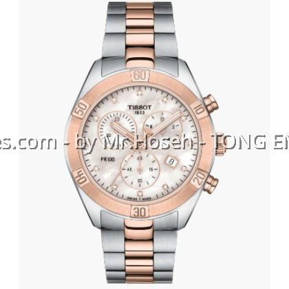 TISSOT PR 100 SPORT CHIC CHRONOGRAPH DIAMONDS T101.917.22.116.00 T1019172211600