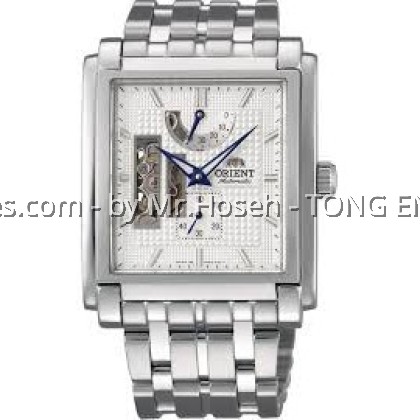 ORIENT SQUARE POWER RESERVE INDICATOR OPEN HEART AUTOMATIC CFHAD001W