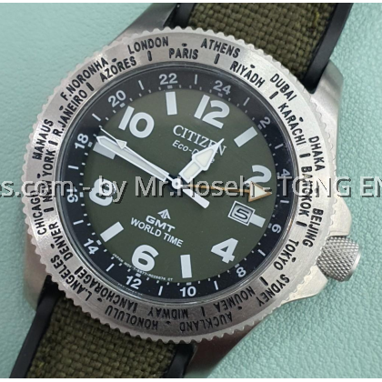 Citizen Promaster Eco-Drive World Timer GMT BJ7100-23X Citizen Promaster Eco-Drive World Timer GMT BJ7100-23X