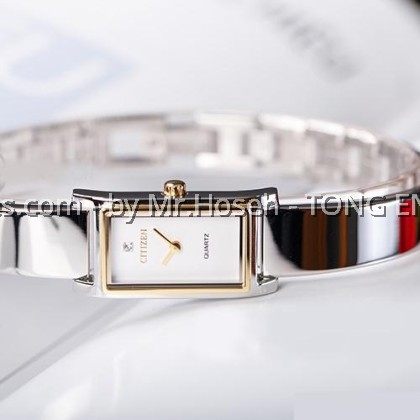 Citizen Ladies Rectangular Quartz Watch EZ6364-59A Citizen Ladies Rectangular Quartz Watch EZ6364-59A