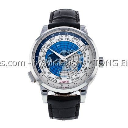 Montblanc Heritage Spirit Orbis Terrarum World Timer Map 113877 Montblanc Heritage Spirit Orbis Terrarum World Timer Map 113877
