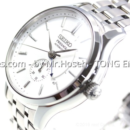 SEIKO PRESAGE ZEN GARDEN POWER RESERVE INDICATOR SAPPHIRE AUTOMATIC WHITE SSA395J1 SEIKO PRESAGE ZEN GARDEN POWER RESERVE INDICATOR SAPPHIRE AUTOMATIC WHITE SSA395J1