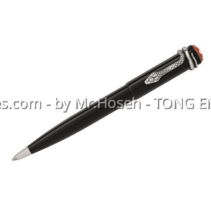 Montblanc Heritage Collection Rouge Et Noir Ballpoint Pen 114724 Montblanc Heritage Collection Rouge Et Noir Ballpoint Pen 114724