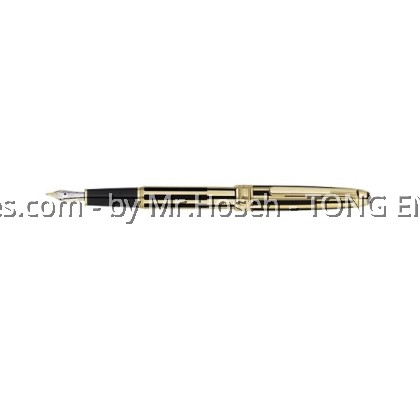 Montblanc Meisterstuck Solitaire Gold & Black Fountain Pen 35979 Montblanc Meisterstuck Solitaire Gold & Black Fountain Pen 35979