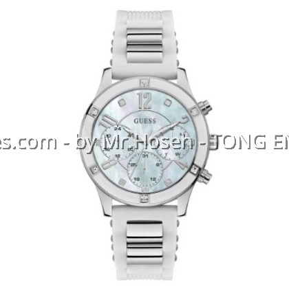 GUESS SPORT CRYSTAL DAY DATE MID SIZE LADIES W1234L1