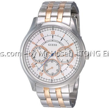 GUESS TWO TONE DAY DATE GENTS W1180G1