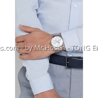 GUESS TWO TONE DAY DATE GENTS W1180G1