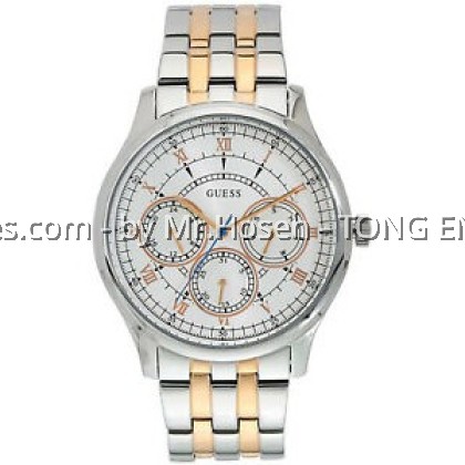 GUESS TWO TONE DAY DATE GENTS W1180G1