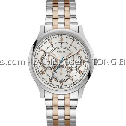 GUESS TWO TONE DAY DATE GENTS W1180G1