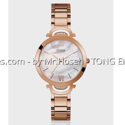 GUESS MOTHER OF PEARL DIAL ROSE GOLD LADIES W1090L2