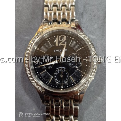 Balmer Multi-Hand Day-Date Pointer Ladies 34mm 7827M SS-4