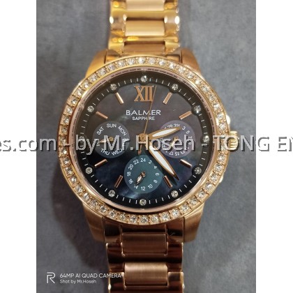 Balmer Multi-Hand Day-Date Pointer Ladies 34mm 7861M RG-4 