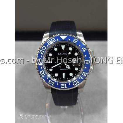 Balmer Sport Diver GMT Blue Black C8133G SS-45 Balmer Sport Diver GMT Blue Black C8133G SS-45