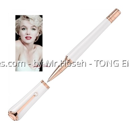 Montblanc Muses Marilyn Monroe Pearl Special Edition Rollerball Pen 117885