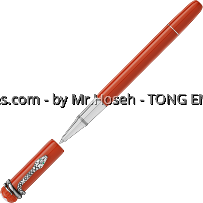 Montblanc Heritage Collection Rouge Et Noir Special Edition Coral Rollerball Pen 114726