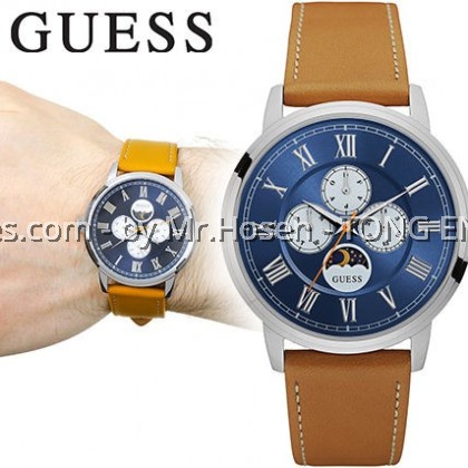 GUESS DELANCY MOON DAY DATE GENTS W08704G4