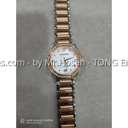 Balmer Elegance Crystals Ladies 32MM Watch 8132M RTT-1