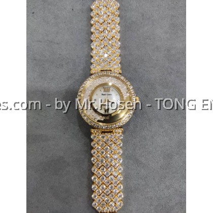 Royal Crown Crystal Bracelet Watch 2606B-GP-1M Royal Crown Crystal Bracelet Watch 2606B-GP-1M