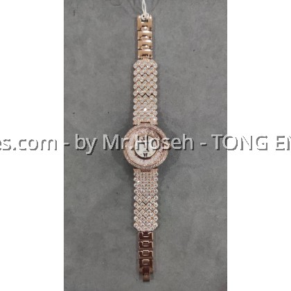 Royal Crown Crystal Bracelet Watch 2606B-RG-1M