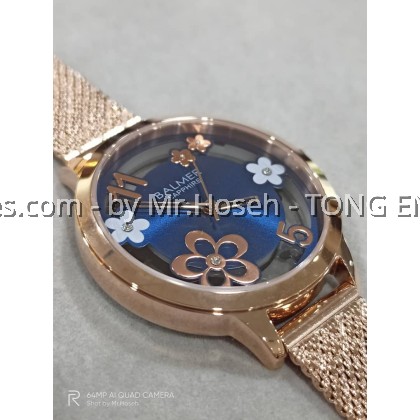 Balmer Floating Flower 35mm Milanese Bracelet Watch 9194M RG-5