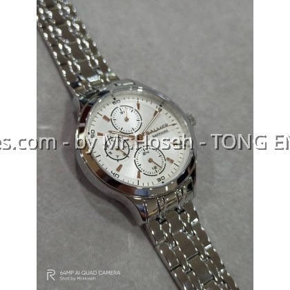 Balmer Multi-Hand Sweeping Second 35mm Bracelet Watch 9190L SS-1