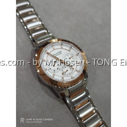 Balmer Multi-Hand Day-Date Pointer 36mm Bracelet Watch 8131M RTT-18