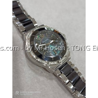 Balmer Sport Ceramic Multi-Hand Crystals 35mm Ladies Watch A7917M SS-4