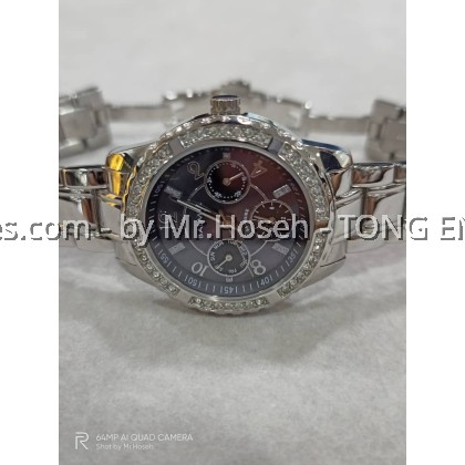 Balmer Multi-Hand Crystals Ladies 33mm Bracelet Watch 7798M SS-4