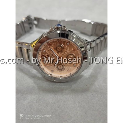 Balmer Multi-Hand Crystals 36mm Ladies Watch 7951M SS-8