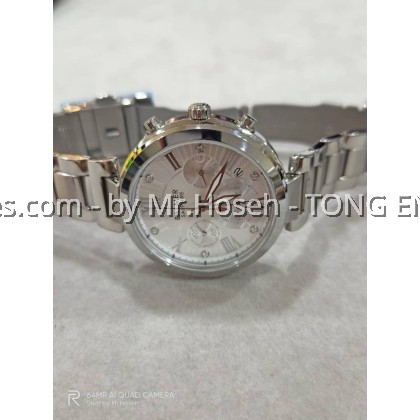 Balmer Multi-Hand Crystals 35mm Ladies Watch 7958M SS-1