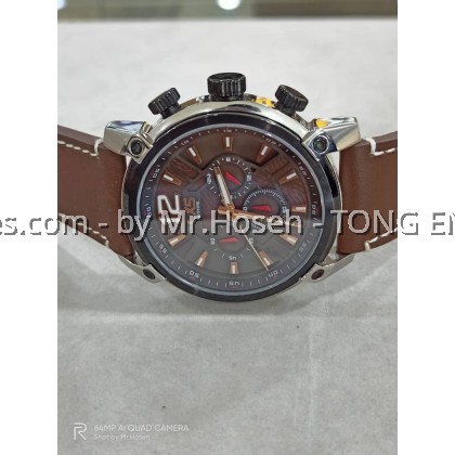 Carlo Cardini Swiss Chronograph Quartz 47mm Men Watch 052G-SIR-SS9