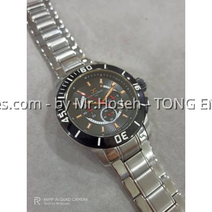 Carlo Cardini Swiss Chronograph Quartz 46mm Men Watch 3019G-SS-4 Carlo Cardini Swiss Chronograph Quartz 46mm Men Watch 3019G-SS-4