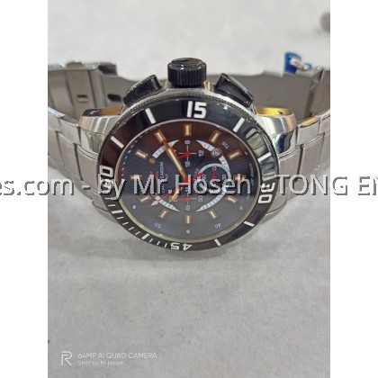 Carlo Cardini Swiss Chronograph Quartz 46mm Men Watch 3019G-SS-4 Carlo Cardini Swiss Chronograph Quartz 46mm Men Watch 3019G-SS-4