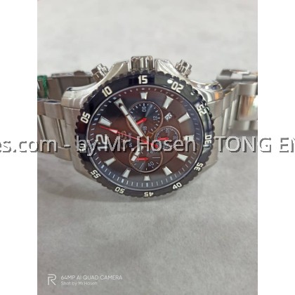 Carlo Cardini Swiss Chronograph Quartz 47mm Men Watch 050G-SS-4
