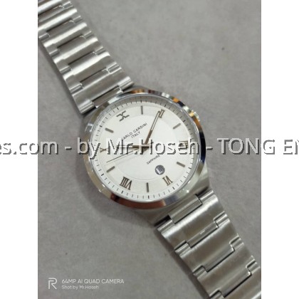 Carlo Cardini Swiss Quartz 42mm Men Watch 4031G-SS-1