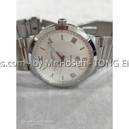 Carlo Cardini Swiss Quartz 42mm Men Watch 4031G-SS-1