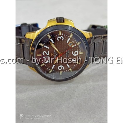 Carlo Cardini Night Rider Automatic 42mm Men Watch 9002GN-BLK-GP4