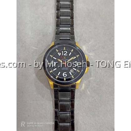 Carlo Cardini Night Rider Automatic 42mm Men Watch 9002GN-BLK-GP4