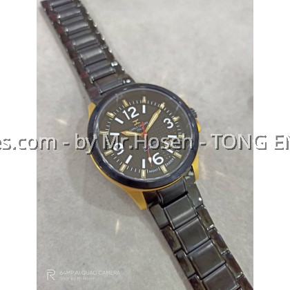 Carlo Cardini Night Rider Automatic 42mm Men Watch 9002GN-BLK-GP4