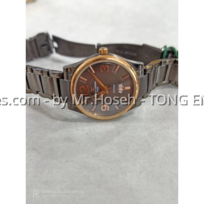 Carlo Cardini Two Tone Swiss Quartz 27mm Ladies Watch 4008L-BLK-4 Carlo Cardini Two Tone Swiss Quartz 27mm Ladies Watch 4008L-BLK-4