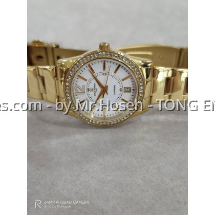 Carlo Cardini Crystals Swiss Quartz 32mm Ladies Watch 4038L-GP-1 Carlo Cardini Crystals Swiss Quartz 32mm Ladies Watch 4038L-GP-1