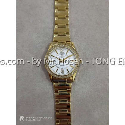 Carlo Cardini Crystals Swiss Quartz 32mm Ladies Watch 4038L-GP-1 Carlo Cardini Crystals Swiss Quartz 32mm Ladies Watch 4038L-GP-1