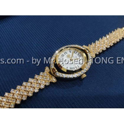 Royal Crown Crystal Bracelet Watch 4610B-GP-1M Royal Crown Crystal Bracelet Watch 4610B-GP-1M