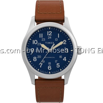 Timex Expedition North Field Post Mechanical 38mm Eco-Friendly Leather Strap Watch TW2V00700