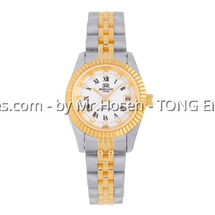 Roscani Cynthia T 498T 26mm Bracelet Women Two Tone Watch BL 498765