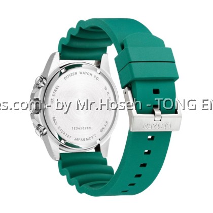 Citizen Quartz Chronograph Green 43mm Men Watch AI5009-12X