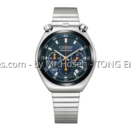 Citizen Bullhead Quartz Chronograph Navy Blue 38mm Watch AN3660-81L