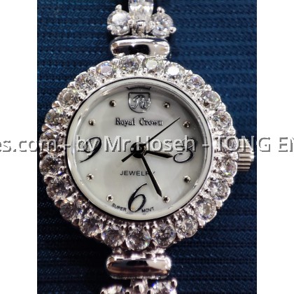 Royal Crown Crystal Bracelet Watch 63804B-SS-1M Royal Crown Crystal Bracelet Watch 63804B-SS-1M